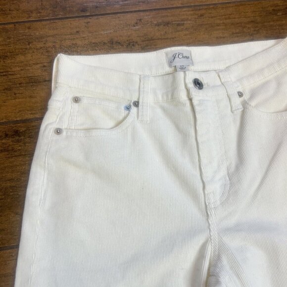 J. Crew Cream Ivory Stretch Corduroy Flare Jeans Size 24 - Picture 10 of 10